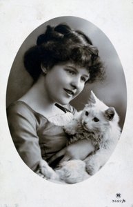 Vintage franskt vykort, c1900 av Unbekannt