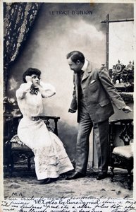 Vintage franskt vykort, c1900 av Unbekannt