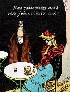 Vintage franskt vykort, c1900 av Unbekannt