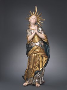 Jungfru Maria som barn, 1750-1775. av Unbekannt