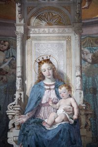 Jungfru- och barnmålning i San Filippo Neri-kyrkan, Turin, Italien av Unbekannt