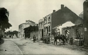 Visé i tyskarnas händer, 1919. av Unbekannt