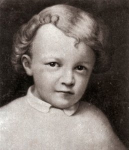 Vladimir Ilich Lenin, rysk bolsjevikisk revolutionär ledare, 4 år 1874 av Unbekannt