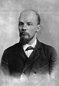 Vladimir Ulyanov Lenin, rysk bolsjevikrevolutionär, St Petersburg, Ryssland, februari 1897 av Unbekannt