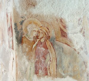 Väggmålning, Agricola Tower, Chester Castle, Cheshire, c1220 av Unbekannt