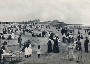 Walton-on-the-Naze - Scene på stranden, 1895 av Unbekannt