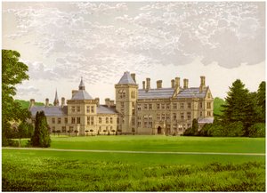 Walton Hall, Warwickshire, hem för Baronet Mordaunt, c1880 av Unbekannt