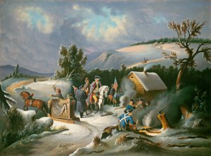 Washington vid Valley Forge, mitten av 1800-talet. av Unbekannt