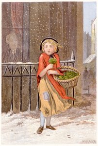 Vattenkrasse säljare, c1880 av Unbekannt