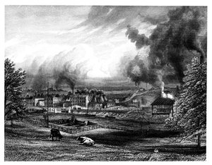 Wedgwood fabrik, Etruria, Hanley, Staffordshire, England av Unbekannt
