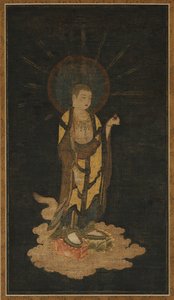 Välkomnande härkomst från Jizo Bosatsu, 1200-talet. av Unbekannt