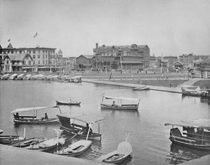 Wesley Lake, Asbury Park, New Jersey, c1897. av Unbekannt