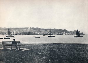West Cowes - Utsikt från East Cowes, 1895 av Unbekannt