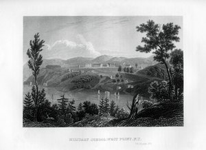West Point Military School, New York, 1855 av Unbekannt
