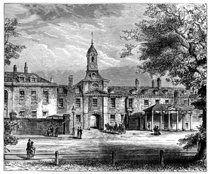 Västra fronten av Kensington Palace, London, 1900 av Unbekannt
