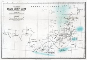 Västra Franz Josef Land, 1896 1899 av Unbekannt