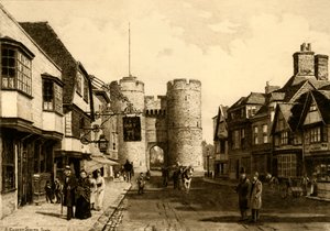 Westgate, Canterbury, 1898. av Unbekannt