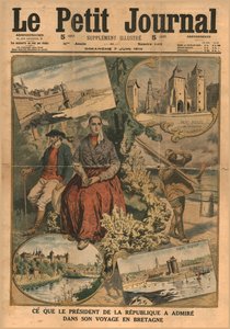 Vad presidenten beundrade under sin resa till Bretagne 1914. av Unbekannt