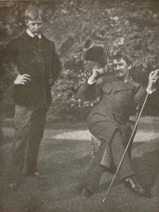 Whistler och Menpes, c1885, 1904. av Unbekannt