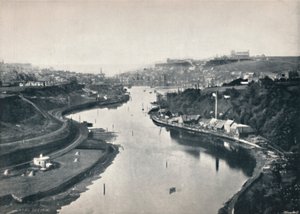 Whitby - Allmän utsikt över staden, 1895 av Unbekannt