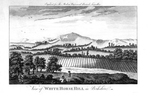 White Horse Hill, Berkshire, sent 1700-tal av Unbekannt