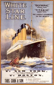 White Star Line. Titanic & Olympic, ca. 1911 av Unbekannt