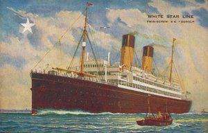 White Star Line. Twin-Screw S.S. Doric., c1920-talet. av Unbekannt