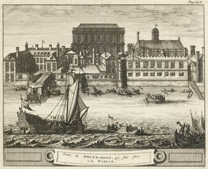 Whitehall, Westminster, London, 1707 av Unbekannt