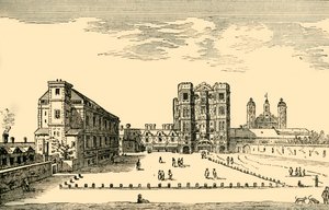 Whitehall omkring 1650, 1881. av Unbekannt