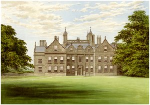 Willesley Hall, Derbyshire, hem för Earl of Loudoun, c1880 av Unbekannt