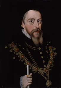 William Cecil, 1:e baron Burghley 1521-1598, efter 1572 av Unbekannt