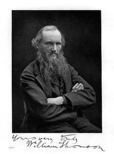 William Thomson, Lord Kelvin, irländsk-skotsk matematiker, fysiker och ingenjör, 1877 av Unbekannt