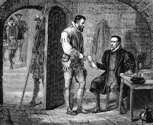 William Tyndale, engelsk översättare, 1536 sent 1800-tal av Unbekannt
