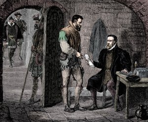 William Tyndale, engelsk översättare, 1536 sent 1800-tal av Unbekannt