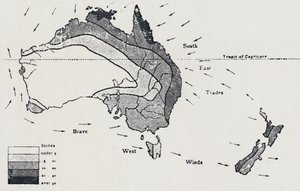 Vindar och regn - november till april 1923. av Unbekannt