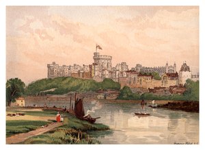 Windsor Castle, 1880 av Unbekannt
