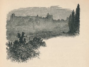 Windsor Castle från Home Park, 1895 av Unbekannt