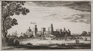 Windsor Castle från sydost, 1600-talet. av Unbekannt