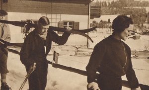 Vintersport, Österrike, 1935, 1937 av Unbekannt