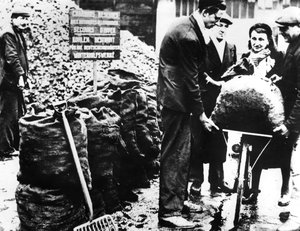 Vinterrelief, distribution av kol, Frankrike 1940-1944 av Unbekannt