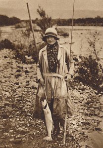 Med en fångst vid Tokanu, Nya Zeeland, c1927, 1937 av Unbekannt