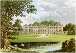 Woburn Abbey, Bedfordshire, hem för hertigen av Bedford, c1880 av Unbekannt