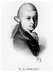 Wolfgang Amadeus Mozart 1756-1791 1770 av Unbekannt