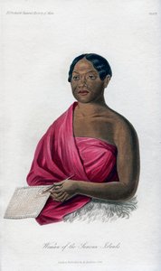 Kvinna från de samoanska öarna, 1848 av Unbekannt
