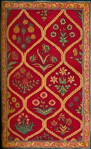Ullmatta. Indian Royal Factory of Lahore, 1600-talet, 1903 av Unbekannt