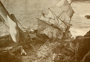 Förlist på ödlan, c1930. av Unbekannt