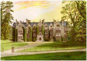 Wroxton Abbey, Oxfordshire, hem för familjen North, c1880 av Unbekannt
