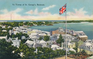 Ye Towne i St. Georges, Bermuda, tidigt 1900-tal. av Unbekannt
