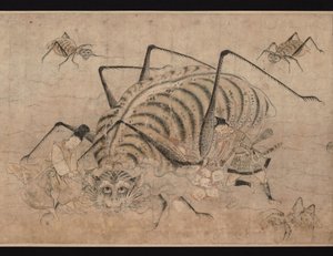 Yorimitsu King Tsuchigumo resistent l Ofe sc roll Tsuchigumo förebyggande bildrullning, 13:e raden ry av Unbekannt