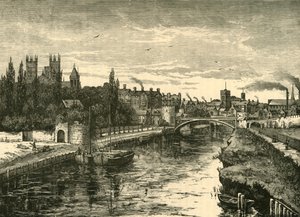 York, från Ouse, 1898. av Unbekannt